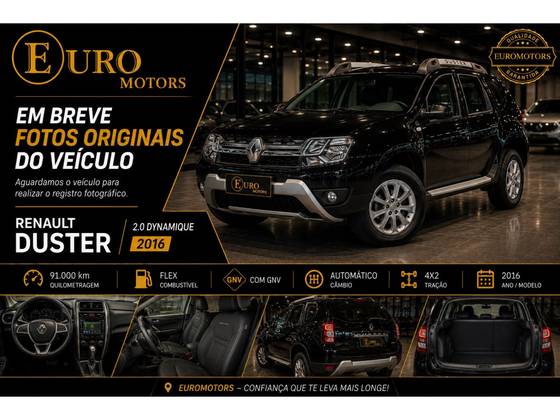 RENAULT DUSTER 2.0 DYNAMIQUE 4X2 16V FLEX 4P AUTOMÁTICO RENAULT DUSTER 2.0 DYNAMIQUE 4X2 16V FLEX 4P AUTOMÁTICO